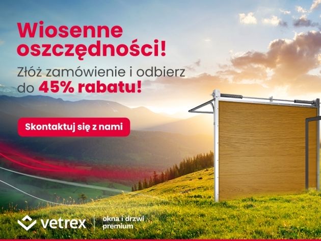 Wiosenna promocja na produkty VETREX. Zyskaj rabat nawet do 45%